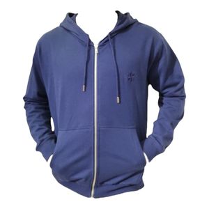 Polerón Outdoor Unisex Greenlife Cierre Azul