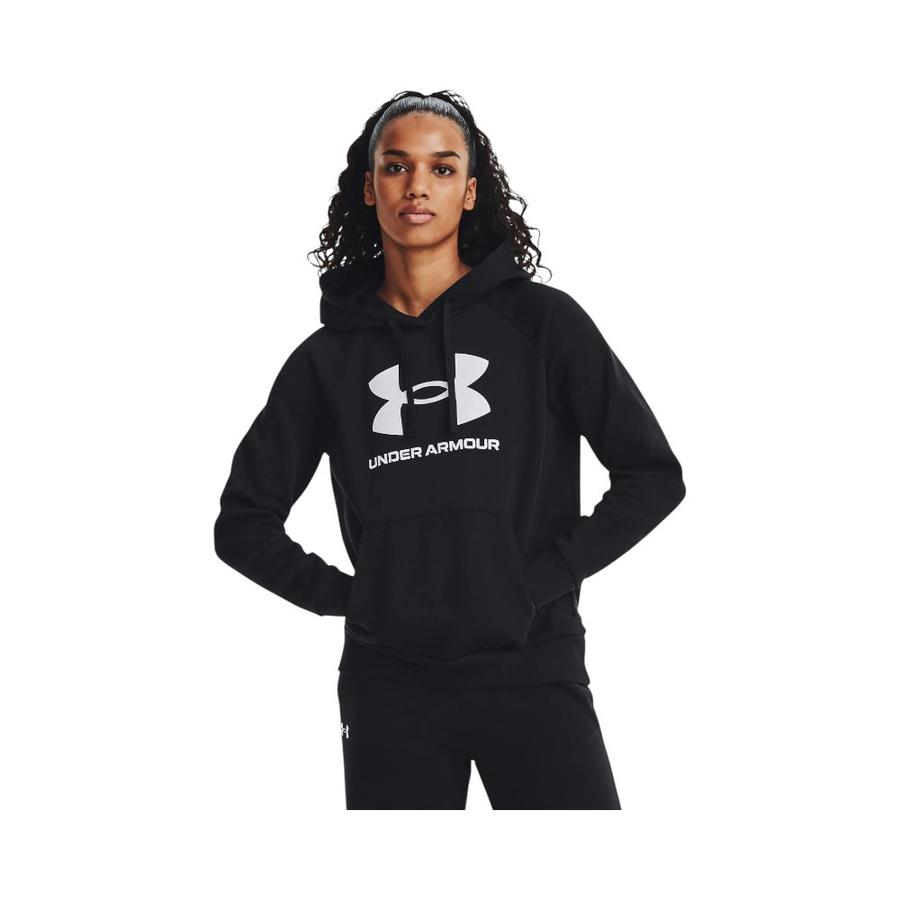 Polerón Mujer Under Armour Rival Fleece Big Logo Negro