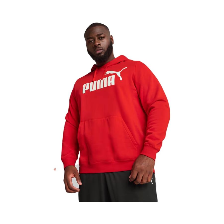 Polerón Hoodie Hombre Puma Essentials Rojo