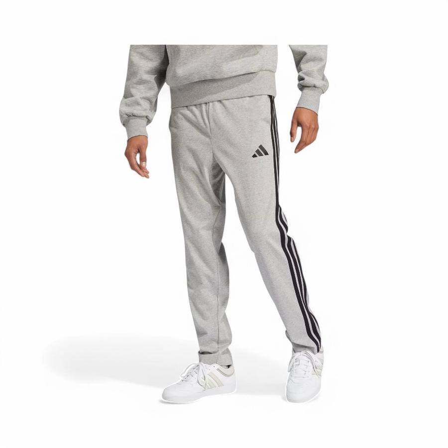 Pantalón Deportivo Hombre Adidas Essentials 3 Tiras Gris