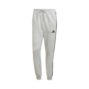 Pantalón Buzo Hombre Adidas 3 Tiras Fleece Gris