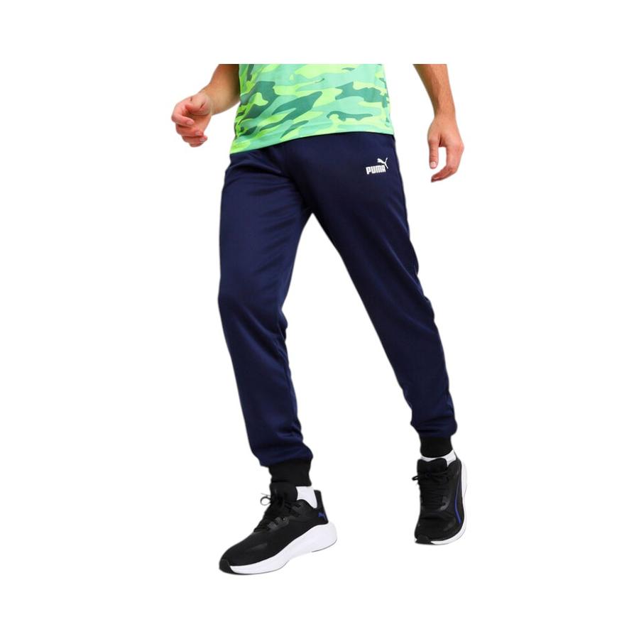 Pantalón Buzo Hombre Puma Essentials Logo Clásico Azul