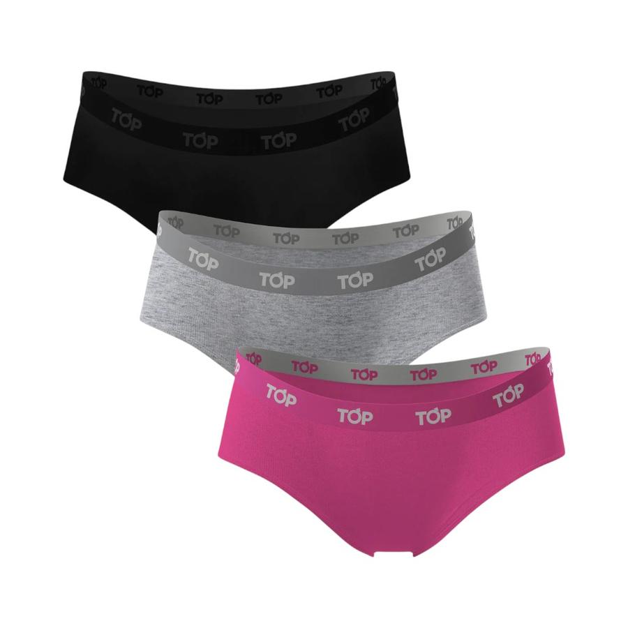 Pack 3 Pantaletas Mujer Algodón Elástico C2