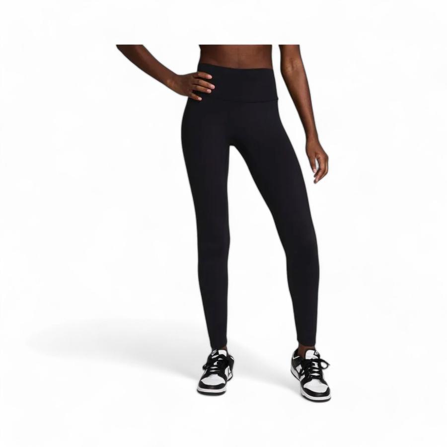 Calzas Mujer Nike One Seamless Front Negro