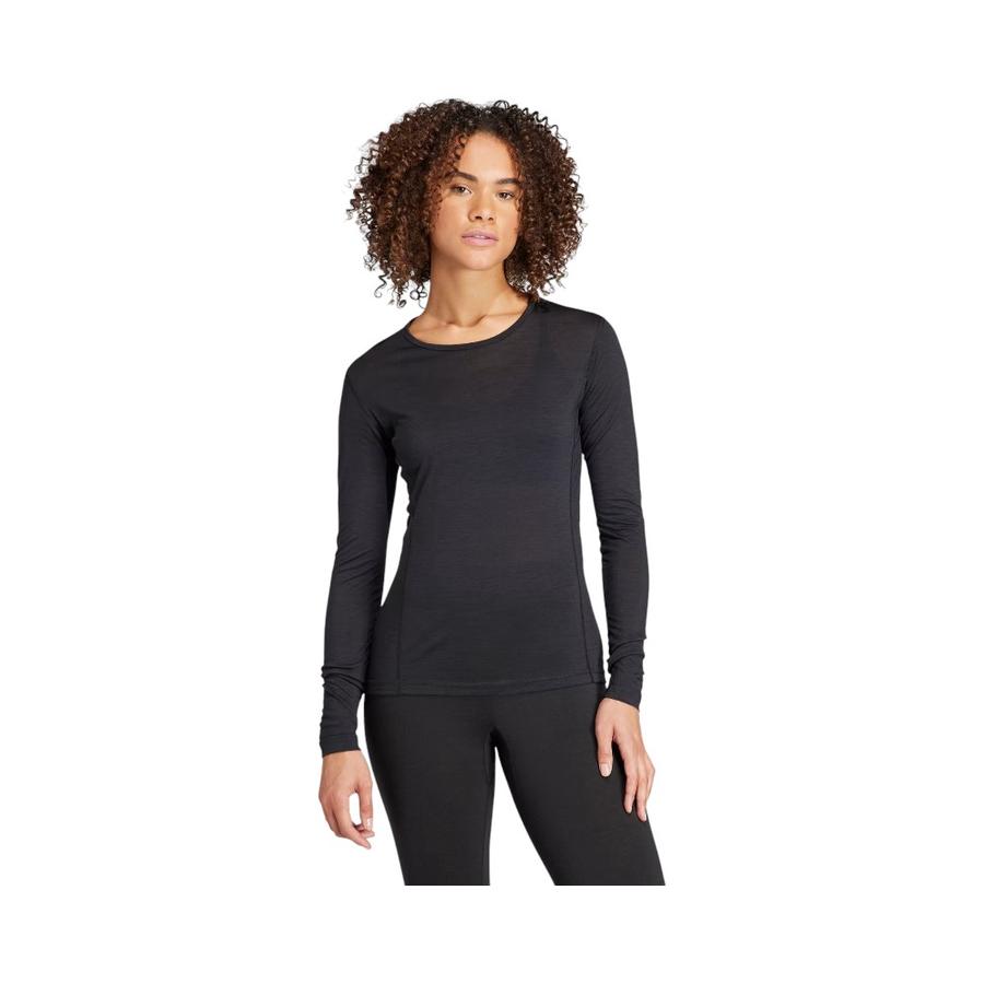 Polera Outdoor Mujer Adidas Terrex Merino Manga Larga Negro