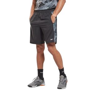 Short Deportivo Hombre Reebok Camo Woven Negro