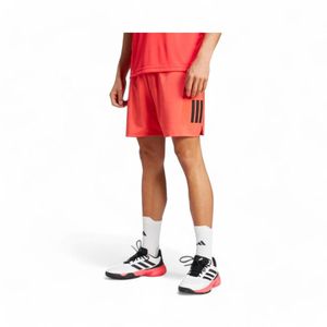 Shorts Tenis Hombre Adidas Club 3 Tiras Rojo