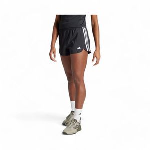 Shorts Hombre Adidas Pacer Training 3 Tiras Tiro Alto Negro