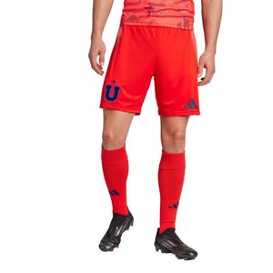Short Deportivo Hombre Adidas U. de Chile 2025 Rojo