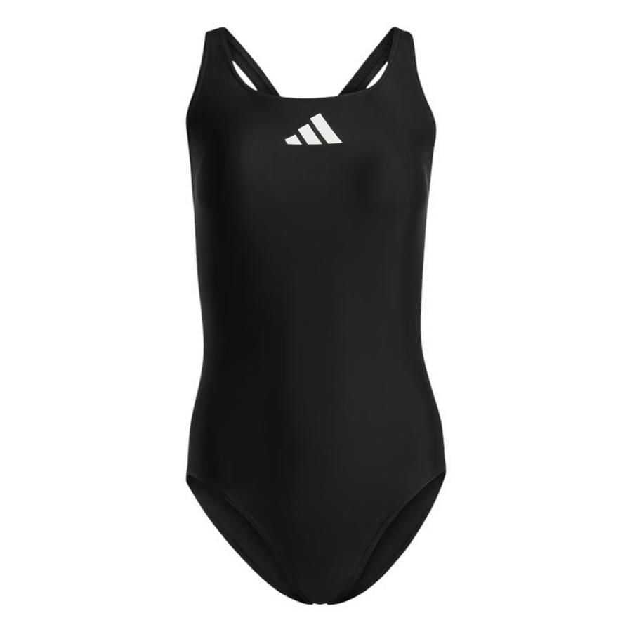 Traje Baño Natación 3 Bar Logo Mujer Adidas Negro