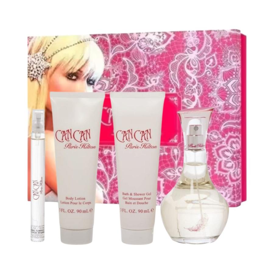 Set Perfume Mujer Paris Hilton Can Can EDP 100ml + Extras