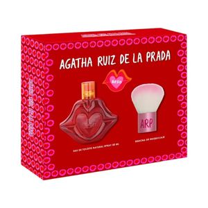 Perfume Mujer Agatha Ruiz Beso EDT 50ml con Brocha