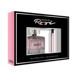 Set de Perfumería Clyo parkling Rose EDP 100 mL + Perfumero