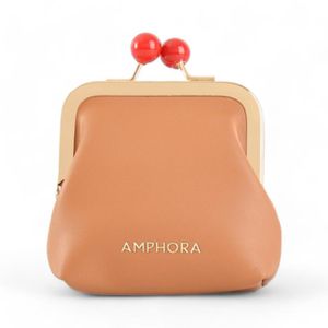 Monedero Mujer Amphora Pellizco Mademoiselle Café