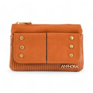 Monedero Mujer Amphora Alisha Rectangular Café