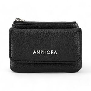 Monedero Mujer Amphora Nirbeck Rectangular Negro
