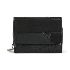 Billetera Mujer Amphora Urica Pequeña Negro