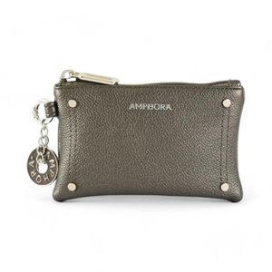 Monedero Mujer Amphora Rectangular Alina Plateado