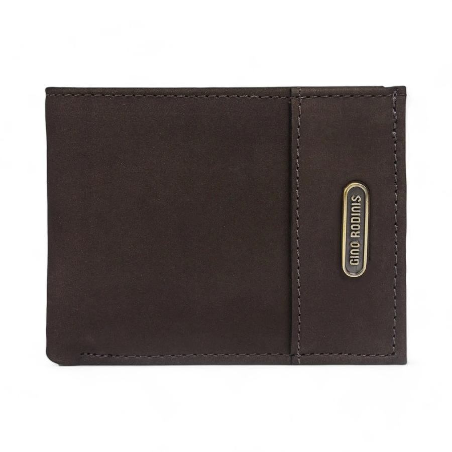 Billetera Gino Rodinis Graso 110 Café Oscuro