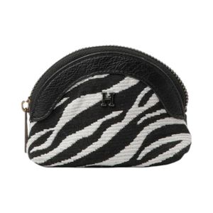 Monedero Mujer Humana Zebra Negro
