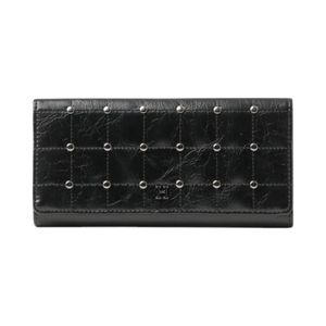 Billetera Grande Mujer Humana Cuadrille Negro