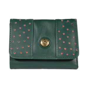 Billetera Mujer Gino Rodinis Ball 319 Verde