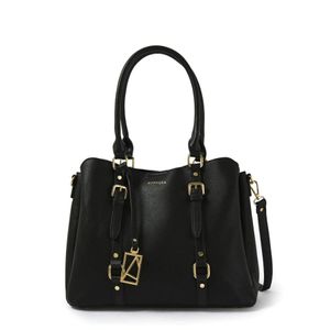 Cartera Amphora Allis Dos Asas Tres Divisiones Negro