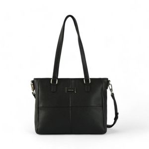 Cartera Mujer Amphora Dos Asas Dupont Mediana Negro