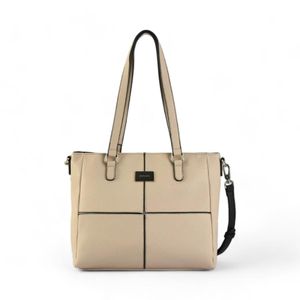 Cartera Mujer Amphora Dos Asas Dupont Mediana Beige