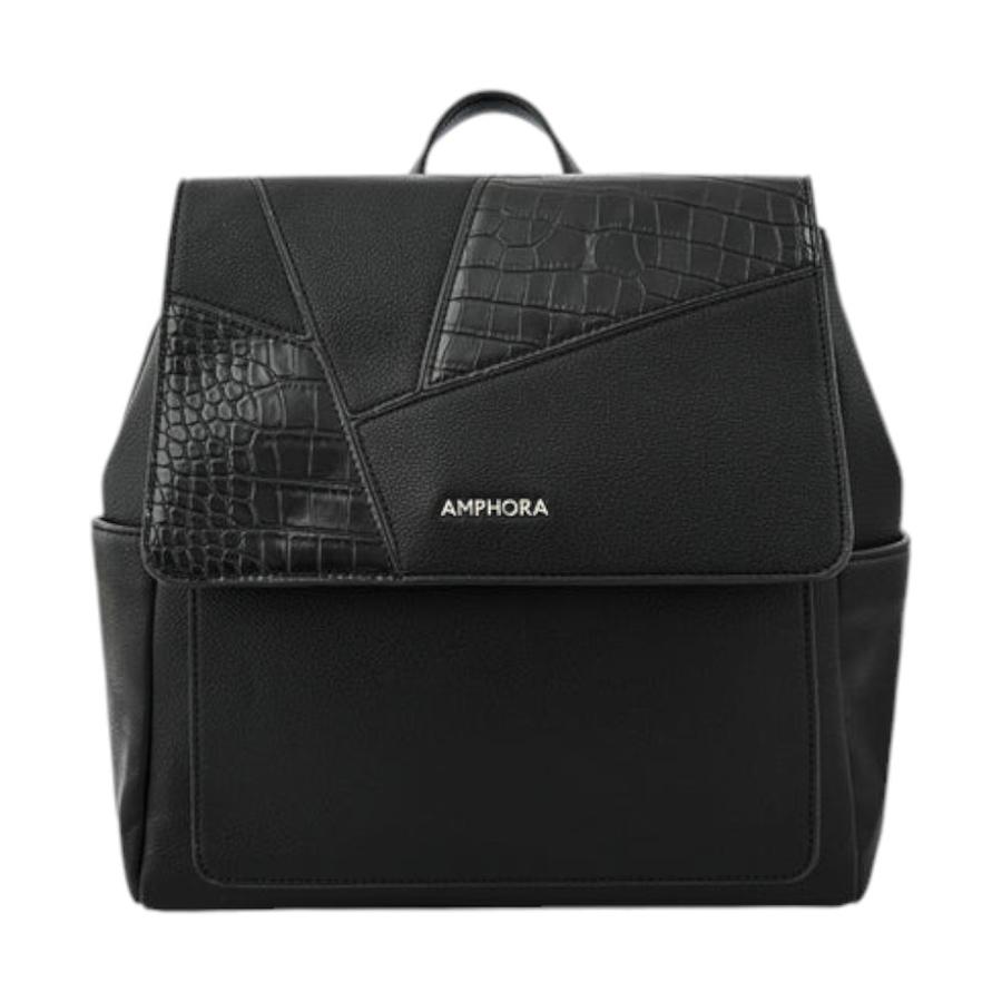 Mochila Mediana Mujer Amphora Amira Negro