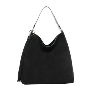 Cartera Dos Asas Grande Mujer Amphora Raven Negro