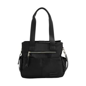 Cartera Tres Divisiones Mediana Adelina Mujer Amphora Negro