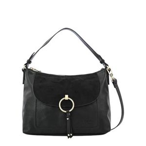 Cartera Corte Oval Mediana Rustique Mujer Amphora Negro