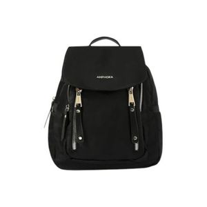 Mochila Tapa Mediana Crofia Mujer Amphora Negro
