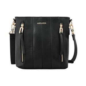 Bandolera Mujer Amphora Manila Negro