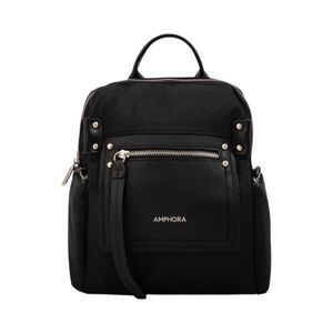 Mochila Casual Mujer Amphora Amparos Mediano Negro
