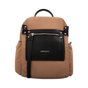 Mochila Casual Mujer Amphora Amparos Mediano Beige