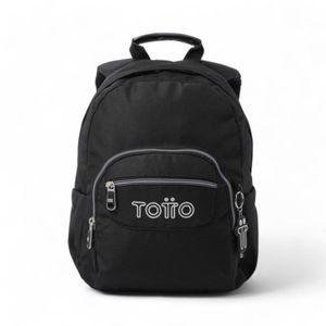 Mochila Infantil Totto Tempera 12 Litros Negro