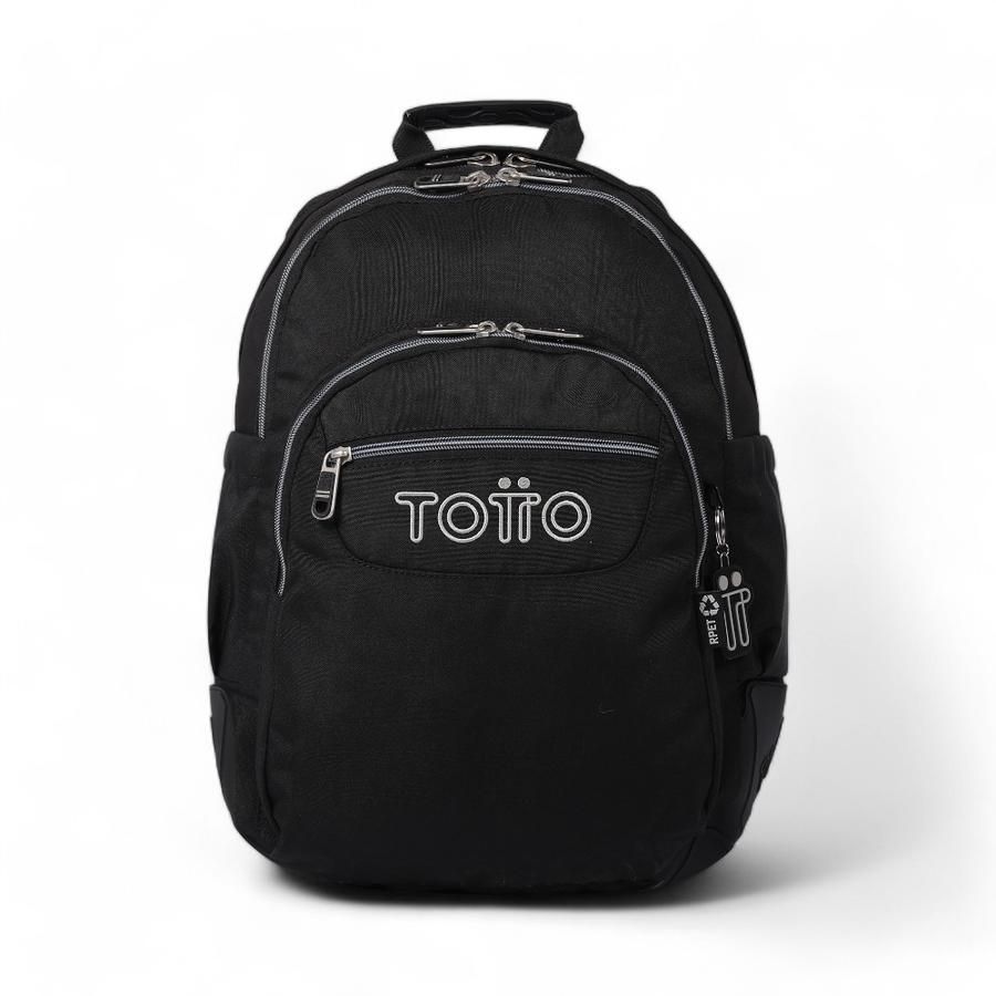 Mochila Infantil Totto Rayol 20 Litros Negro
