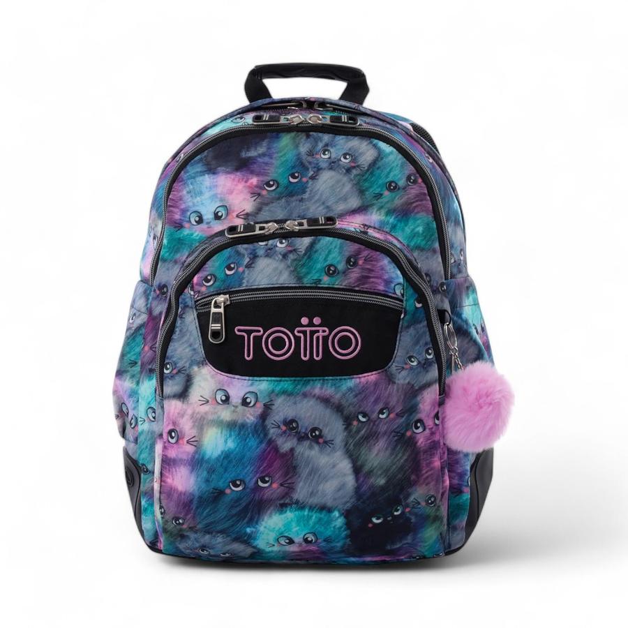 Mochila Infantil Totto Rayol 20 Litros Azul/Rosado