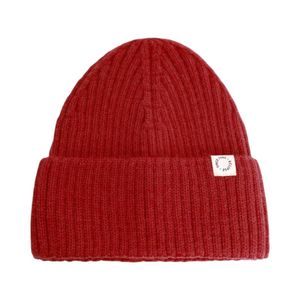 Gorro Mujer Acanalado Fran Eclipse Rojo