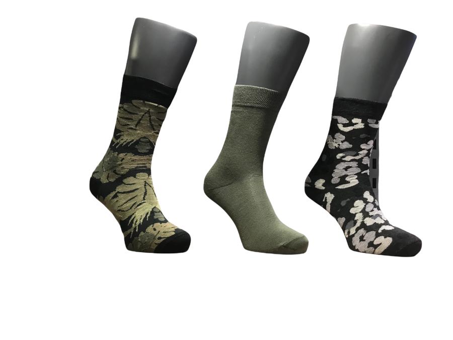 Pack 3 Calcetines Greenlife Hoja Talla 39-43