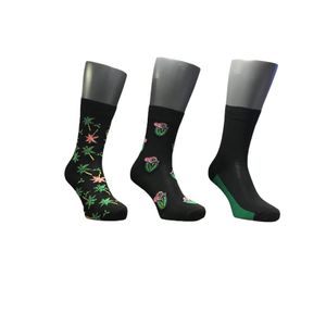 Pack 3 Calcetines Greenlife Palmera Talla 39-43