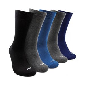 Pack 5 Calcetines TOP Casuales Algodón Básico Multicolor