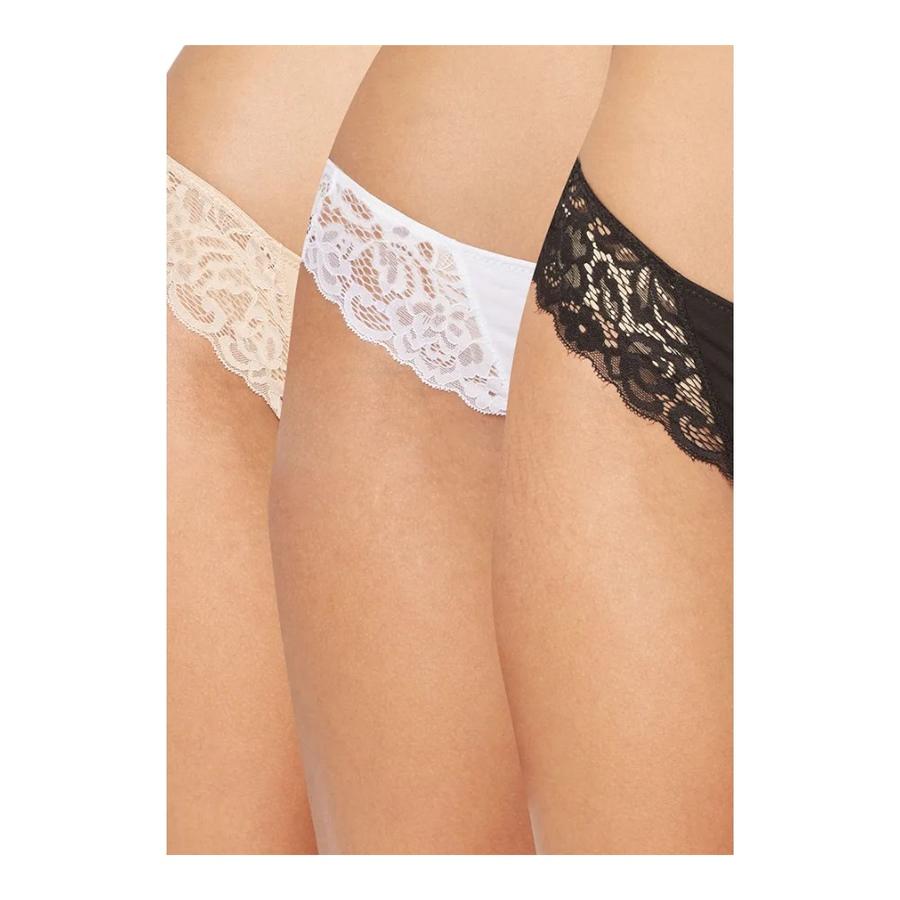 Pack 3 Calzones Mujer Intime Culotte Encaje MulticolorMulticolor M