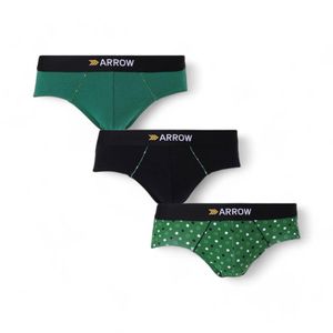 Slip 3 Unidades Design Hombre Arrow SL32314VE Verde
