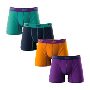 Pack 4 Boxer Medio Algodon Hombre Top 208pkp4c8 Multicolor