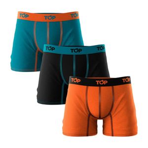Pack 3 Boxer Medio Microfibra Hombre Top 209mp3c9 Multicolor