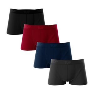 Pack 4 Boxer Corto Algodon Hombre Top 205p4c10 Multicolor