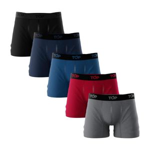 Pack 5 Boxer Medio Algodon Hombre Top 208p5c2 Multicolor